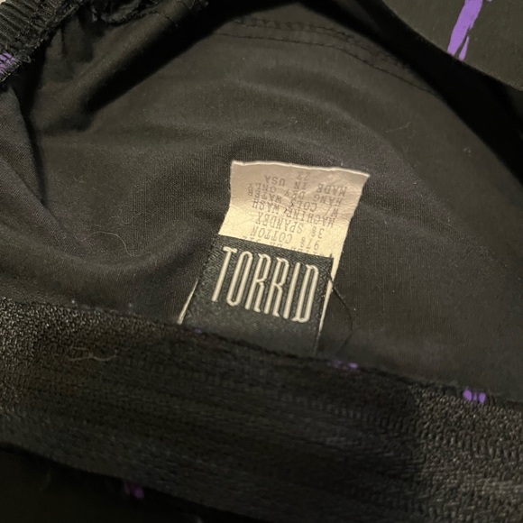 Torrid Black Dress with Purple Skull Print 2X - Picture 7 of 9